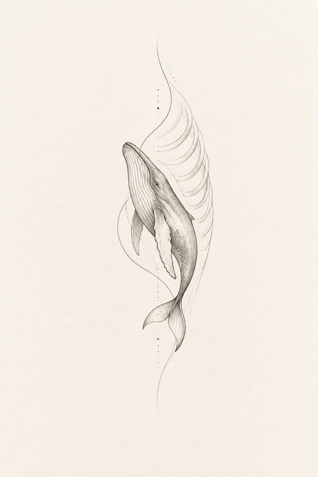 Tiny Rib Whale Tattoo tiny whale tattoo idea
