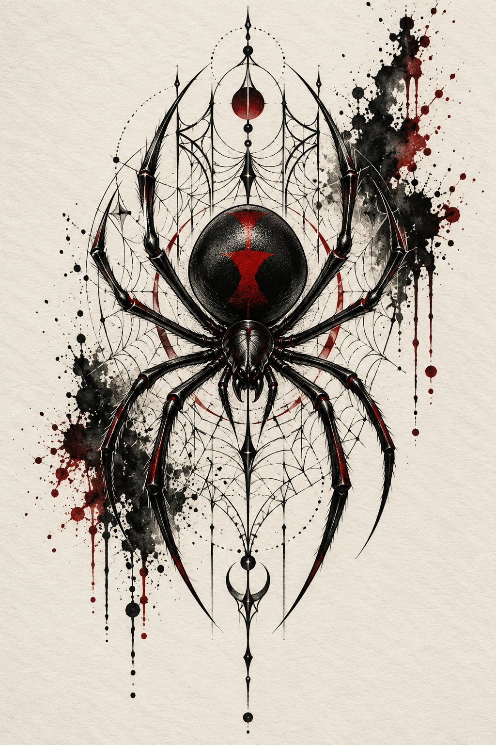 Masked portrait Spider-Man tattoo idea