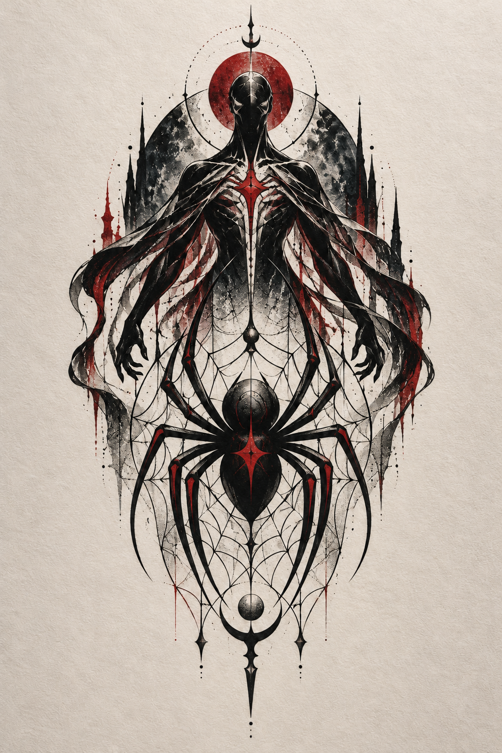 Full-color action pose Spider-Man tattoo idea