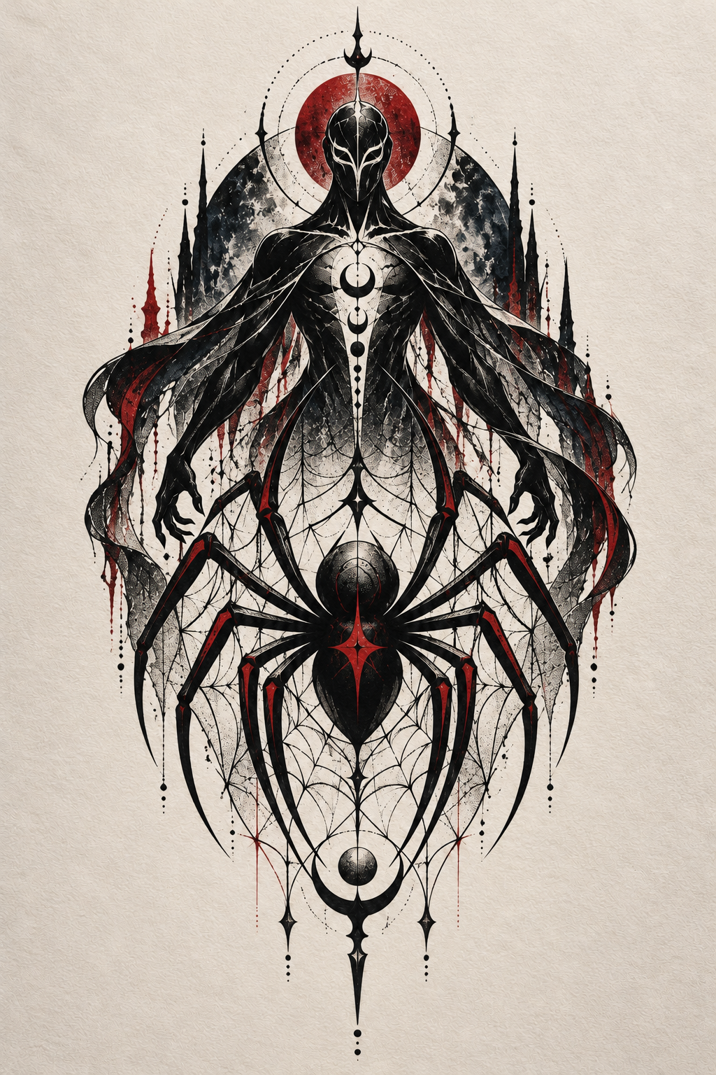 Spider insignia Spider-Man tattoo idea
