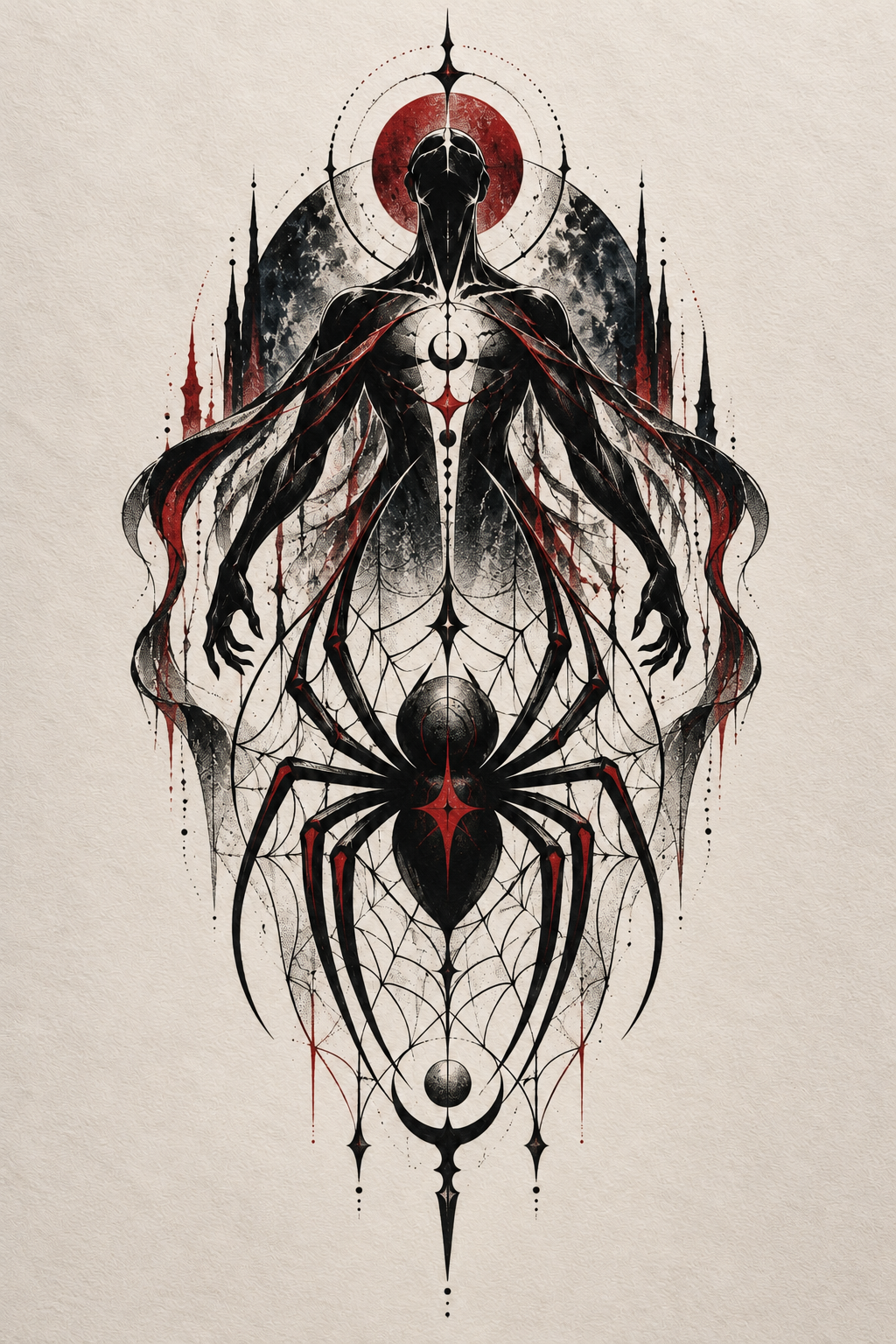 Neo-traditional hero Spider-Man tattoo idea
