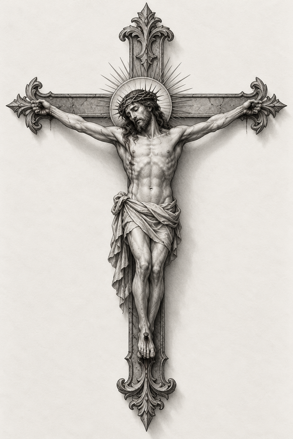 Jesus on the cross tattoo idea