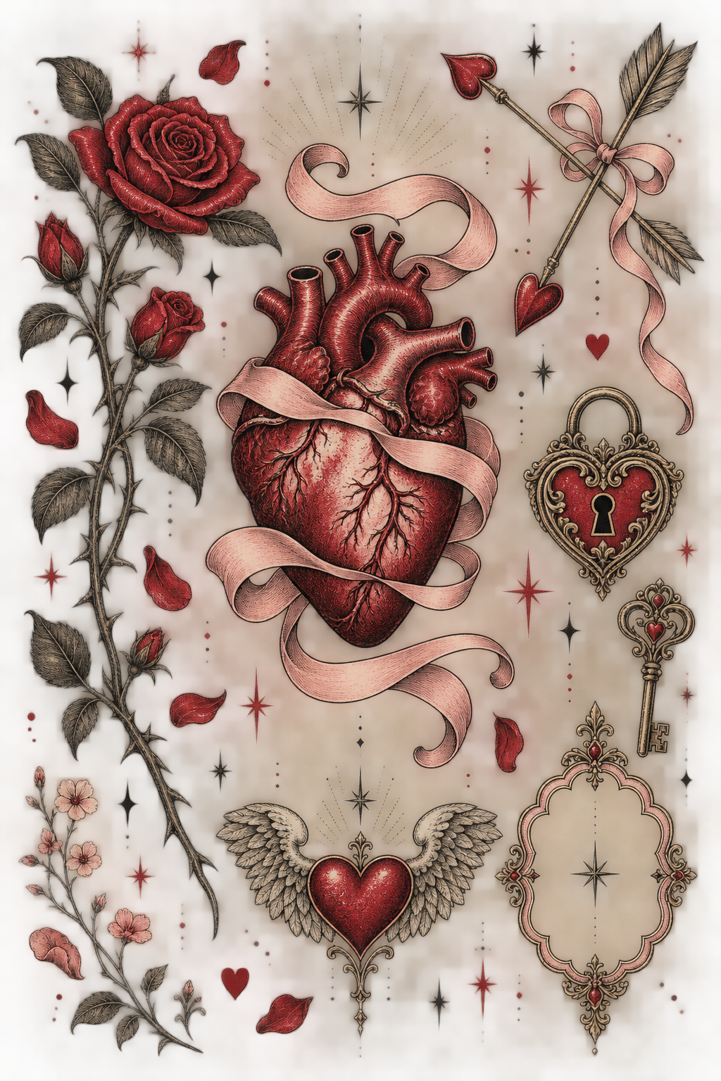 6. Bold dagger tattoo