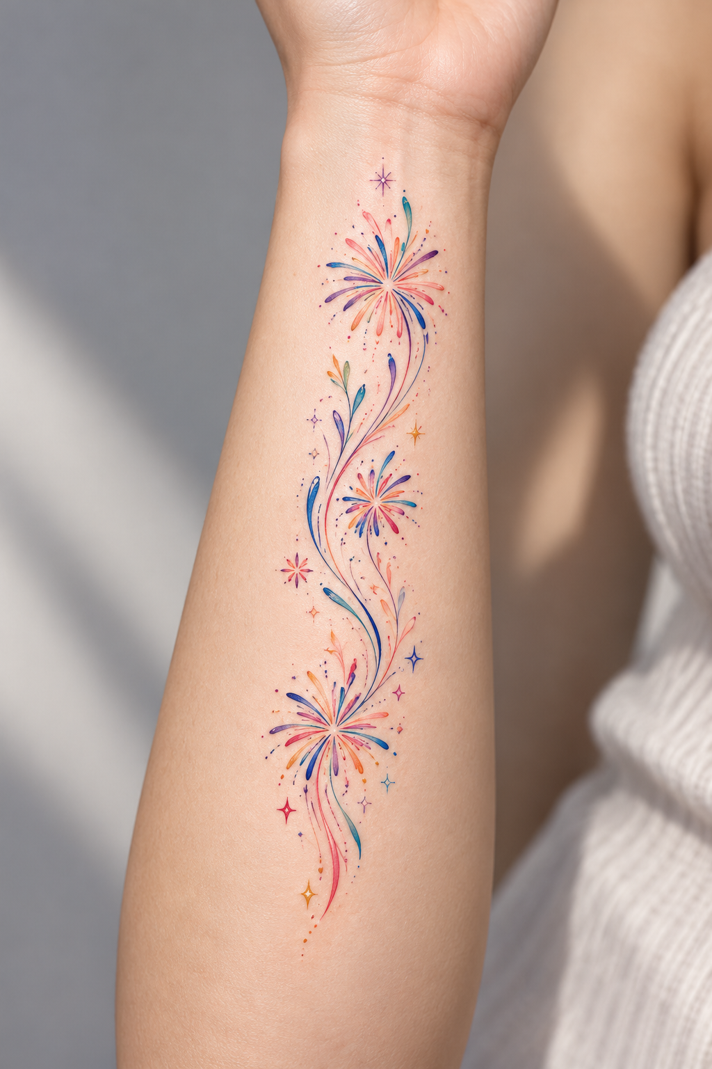 Fine-Line Firework Ink