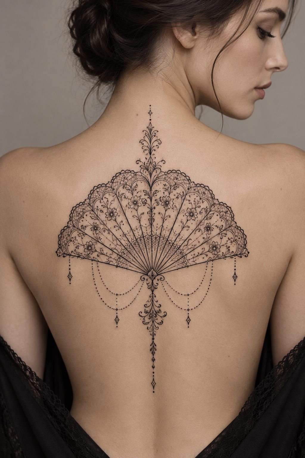 lace inspired tattoos