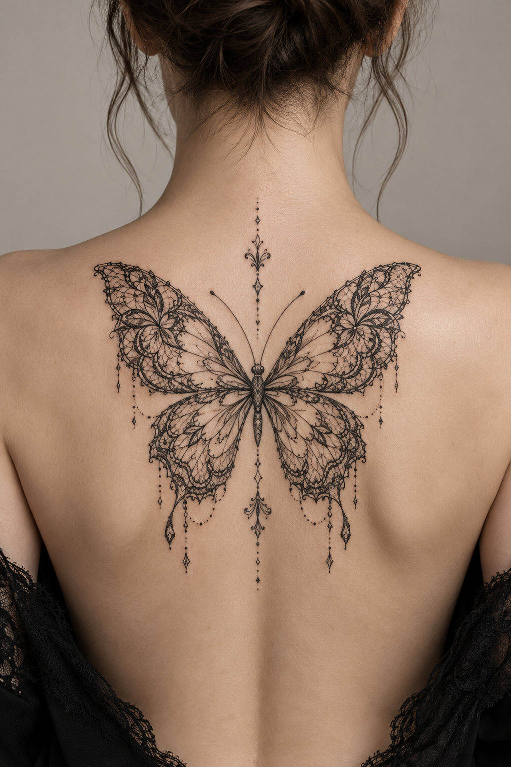 lace inspired tattoos