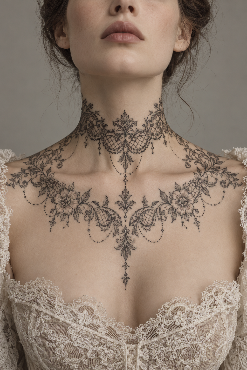 lace inspired tattoos