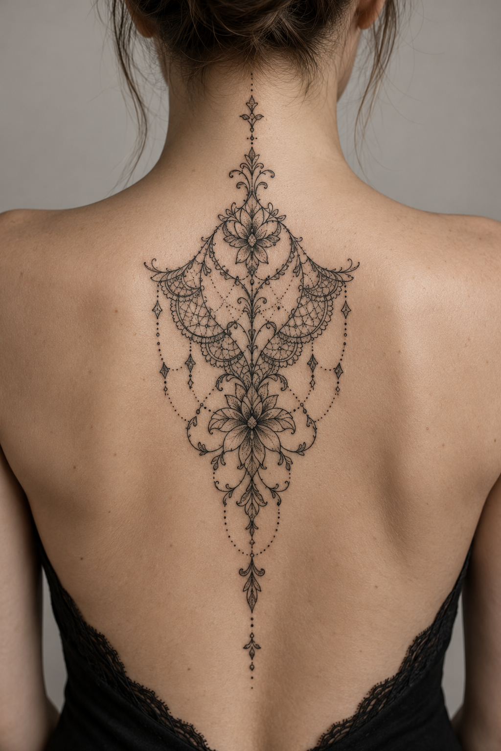 lace inspired tattoos