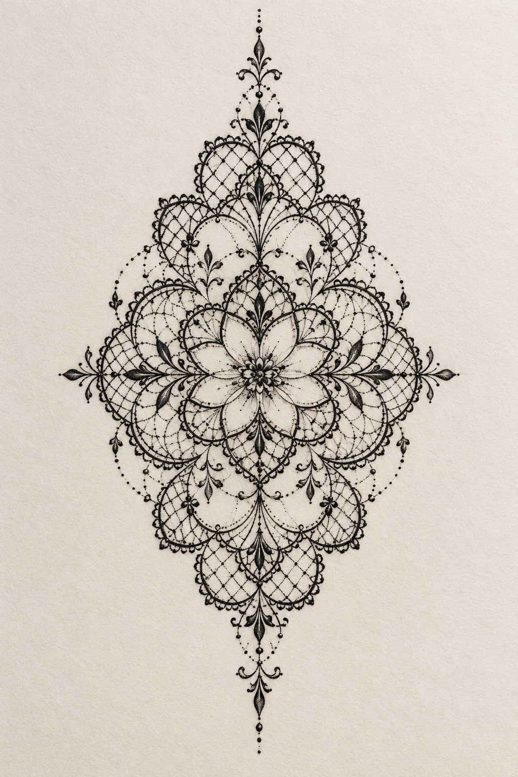 lace inspired tattoos