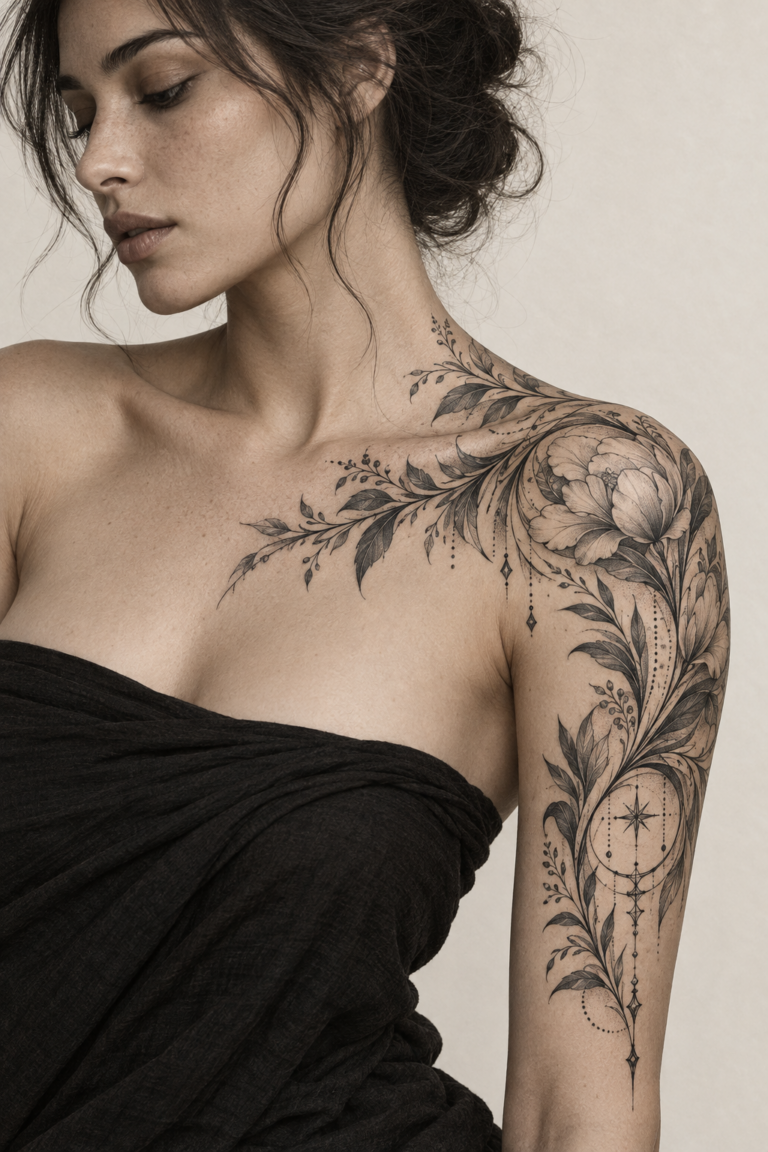 shoulder tattoo design featured concept