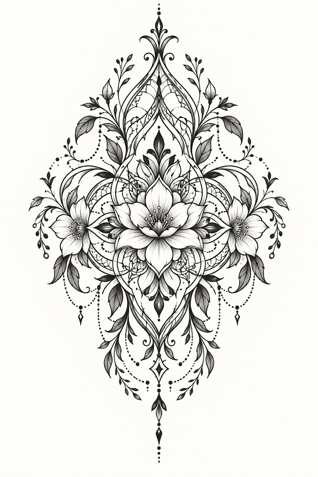Lace-inspired direction 5 lace inspired tattoo idea