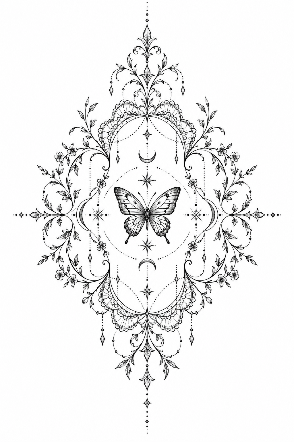 Lace-inspired direction 10 lace inspired tattoo idea