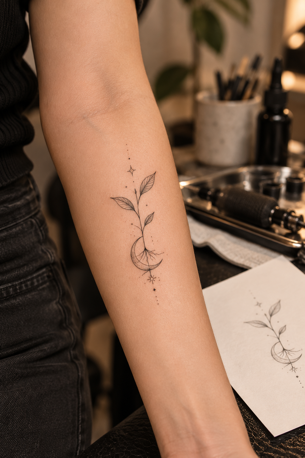 new year resolution tattoo idea 5: grow tree new year resolution tattoo