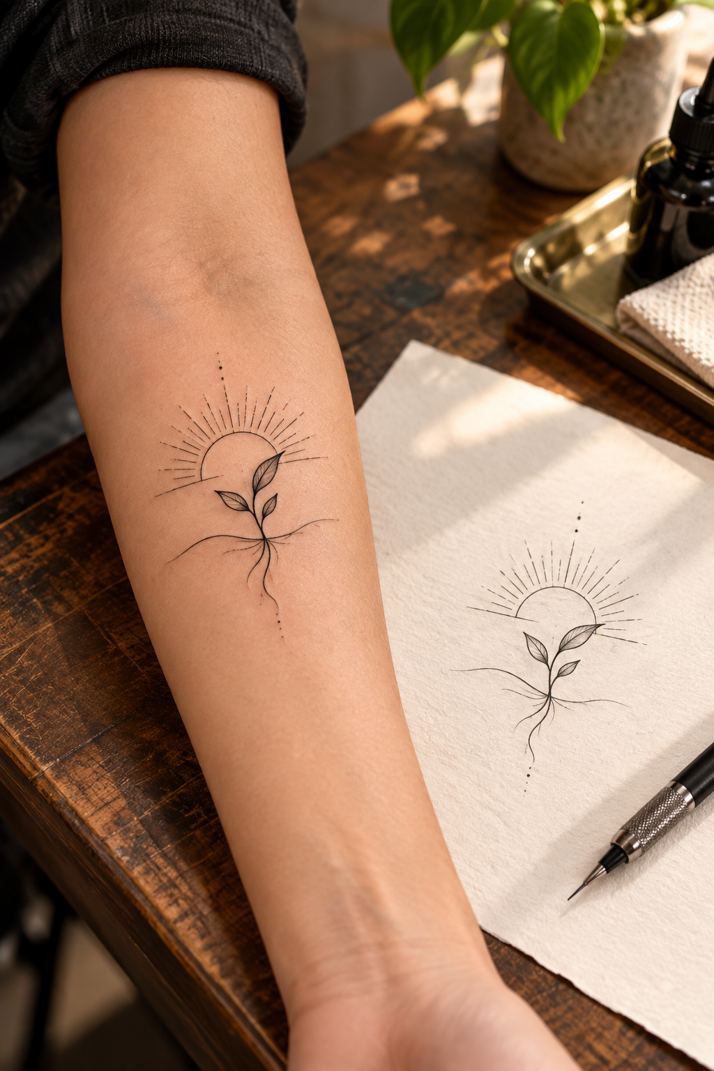 new year resolution tattoo idea 6: give yourself time