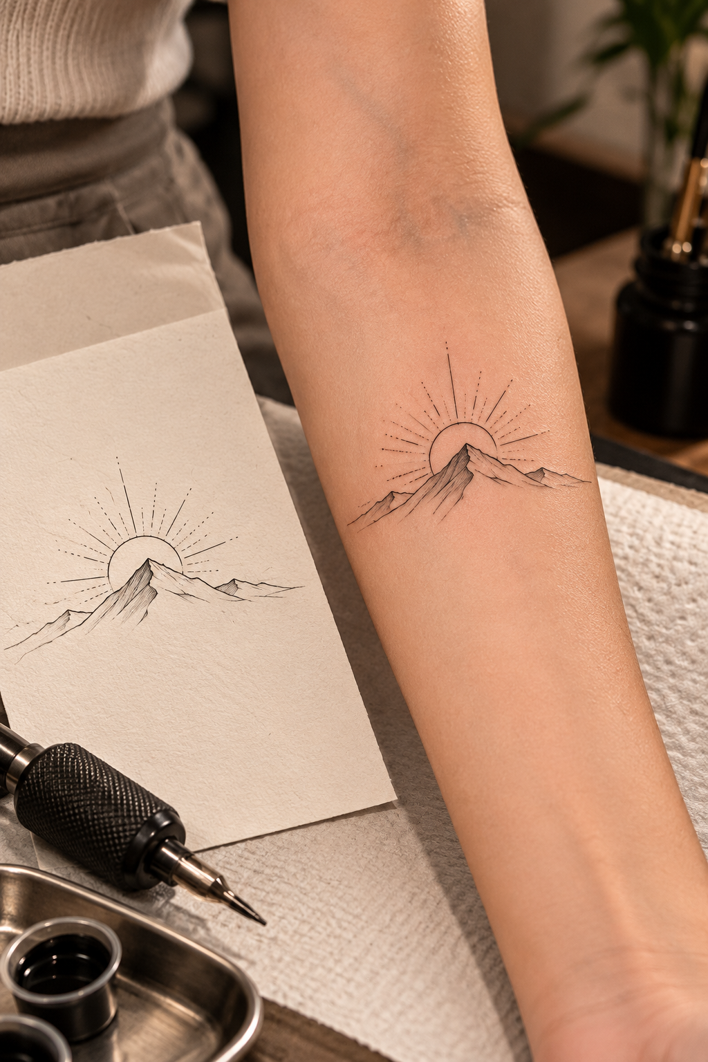 new year resolution tattoo idea 13: stay strong for yourself new year resolution tattoo
