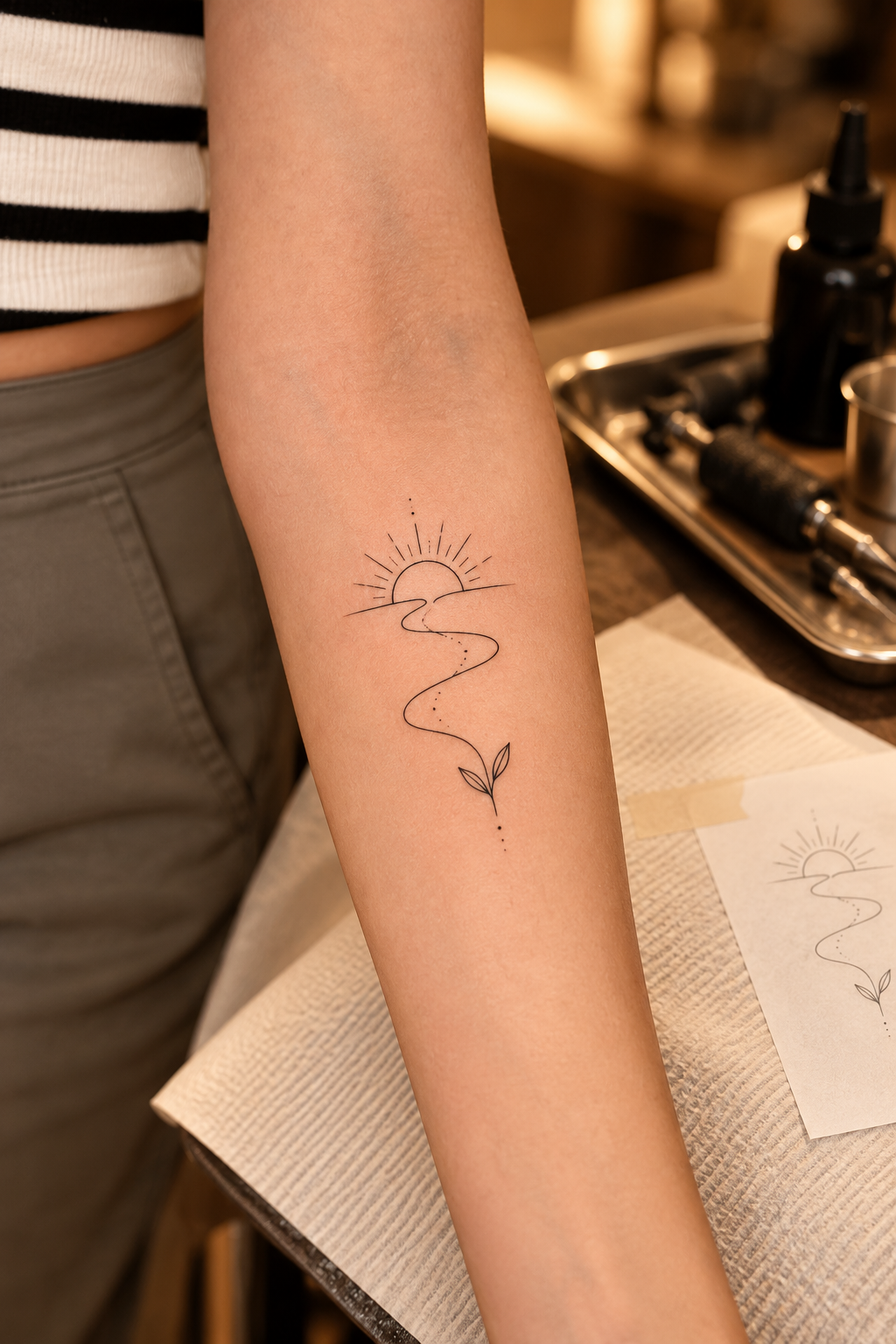 new year resolution tattoo idea 14: new you resolution idea