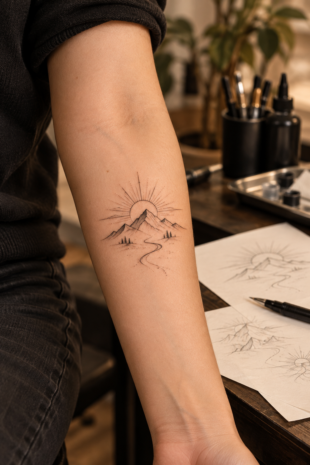 new year resolution tattoo idea 15: i am enough
