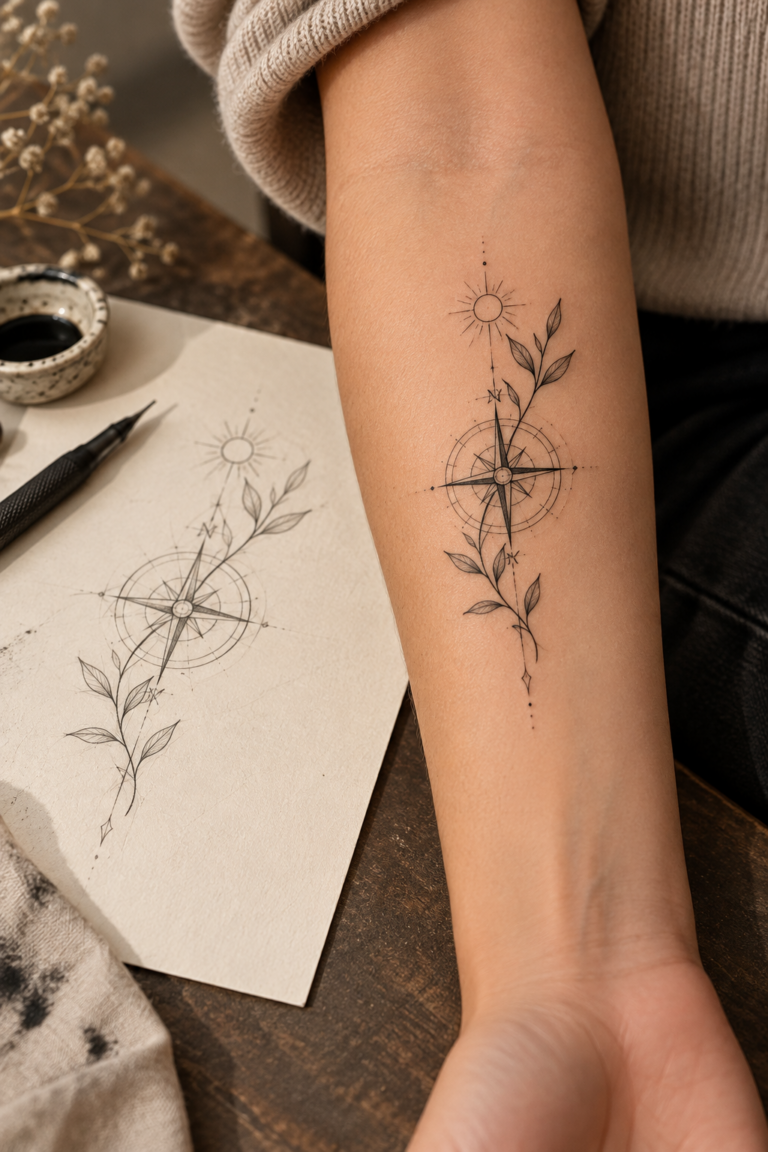new year resolution tattoo featured design