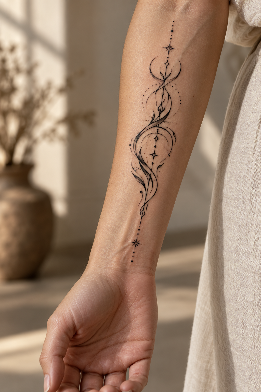 Short Bible verse tattoos side placement