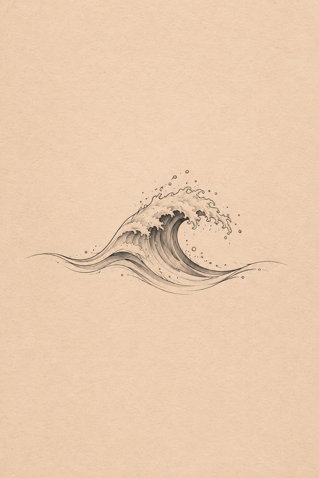 gentle wave small tattoo with meaning
