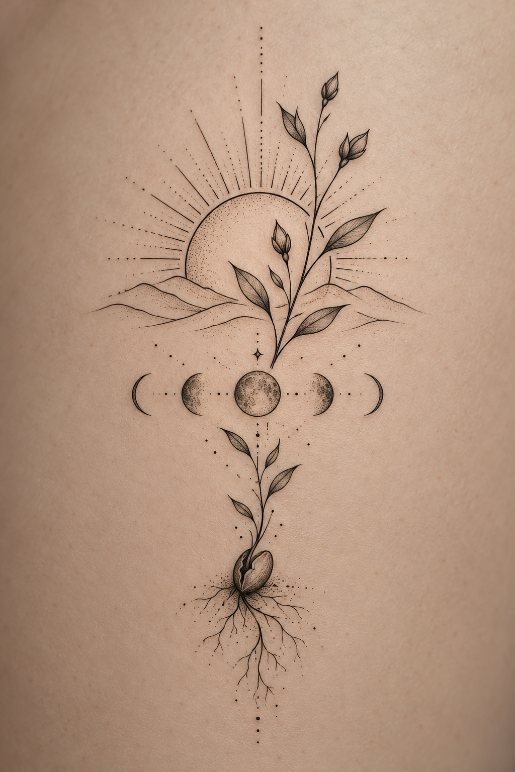 Growth tattoo