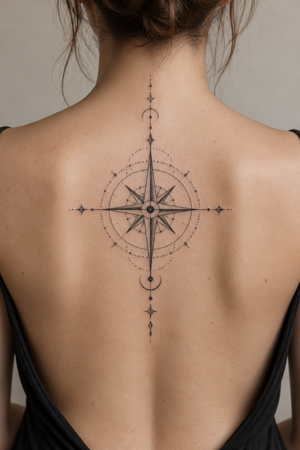 Compass Point summer tattoo idea