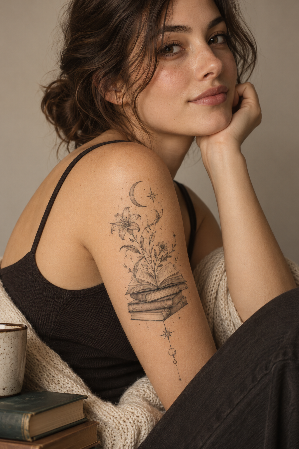 book lover meaningful tattoo idea