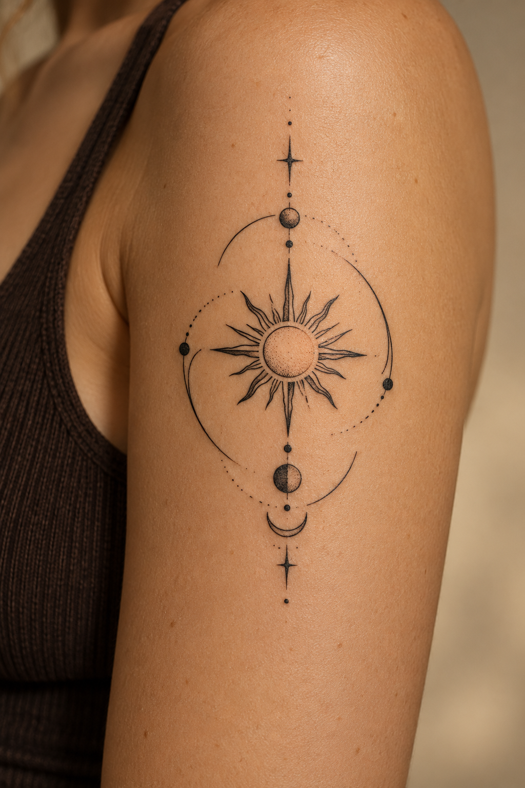 spiritual symbol meaningful tattoo idea