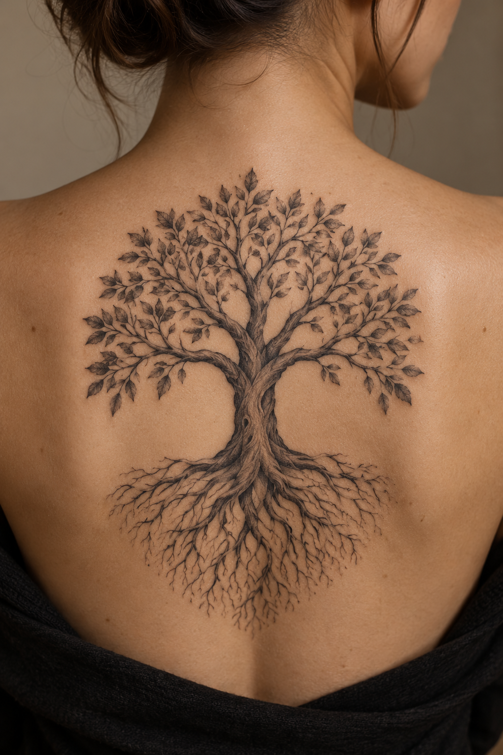 tree of life meaningful tattoo idea