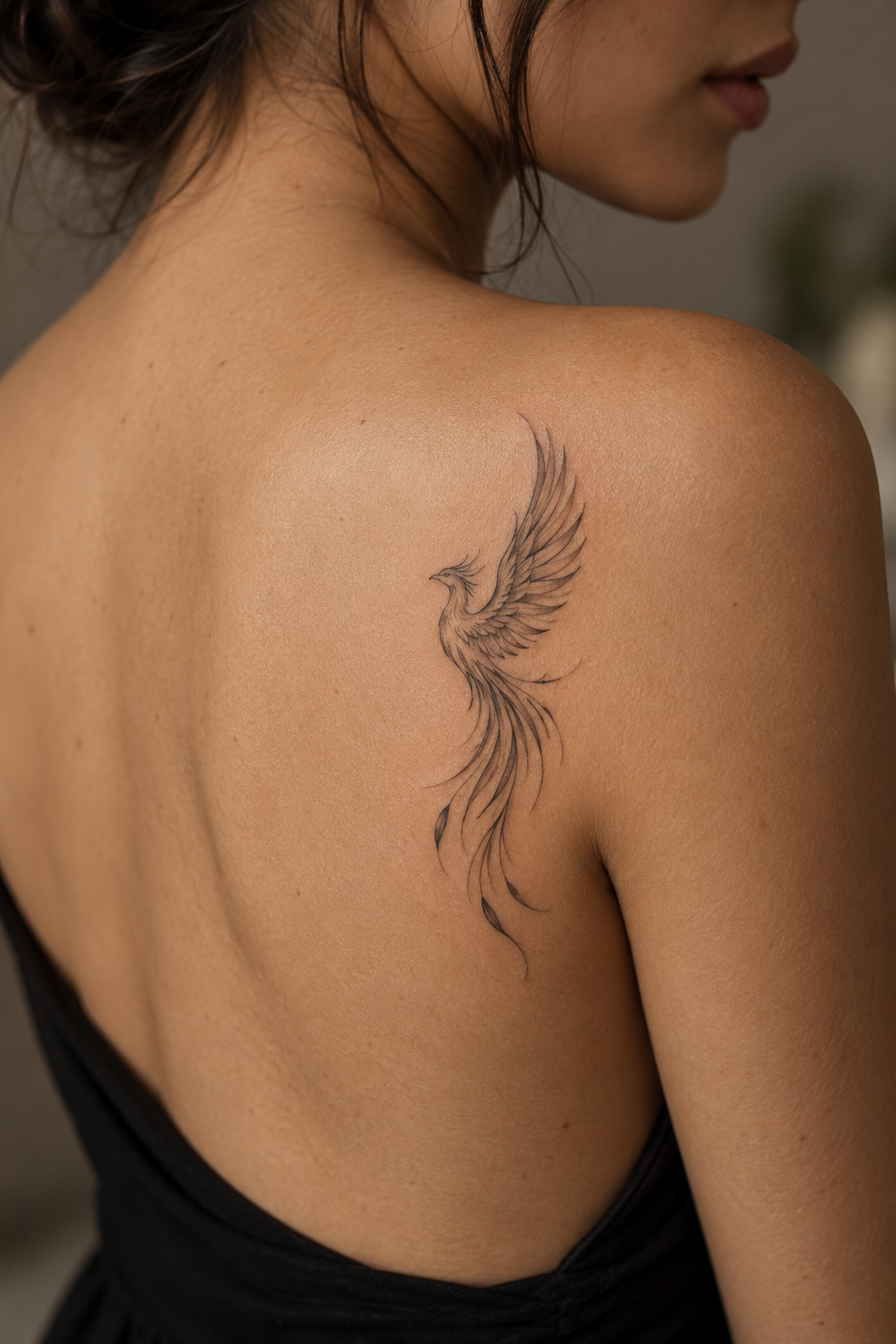 Small Meaningful Phoenix Tattoo small meaningful tattoo idea