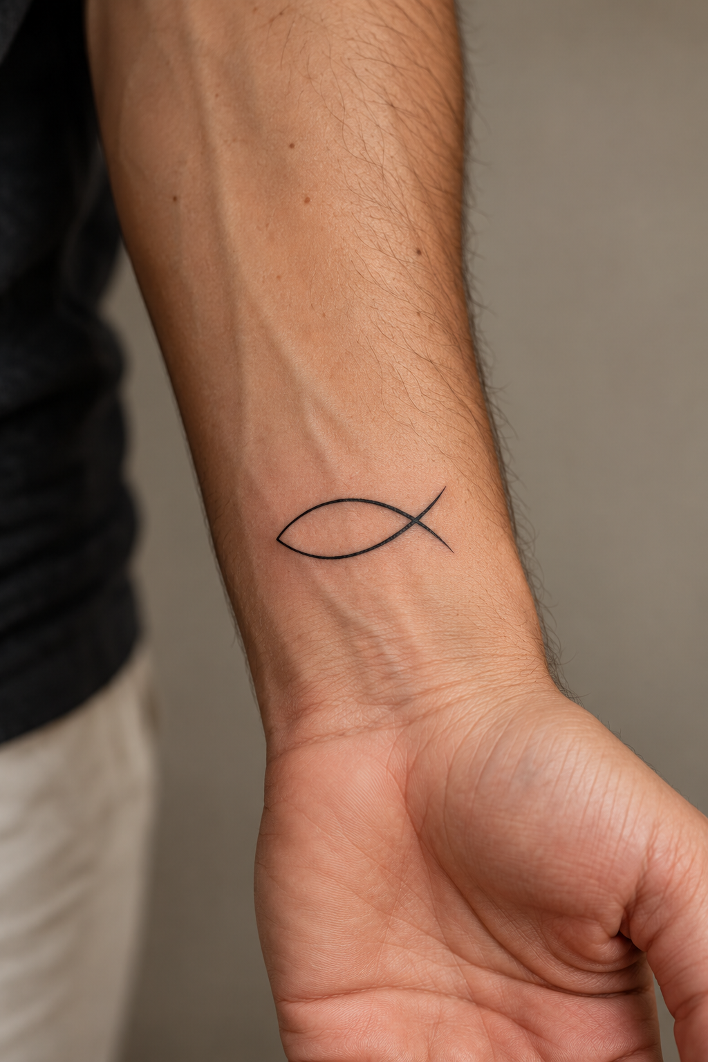 Christian Fish Symbol Tattoo Ideas featuring celtic fish on the side