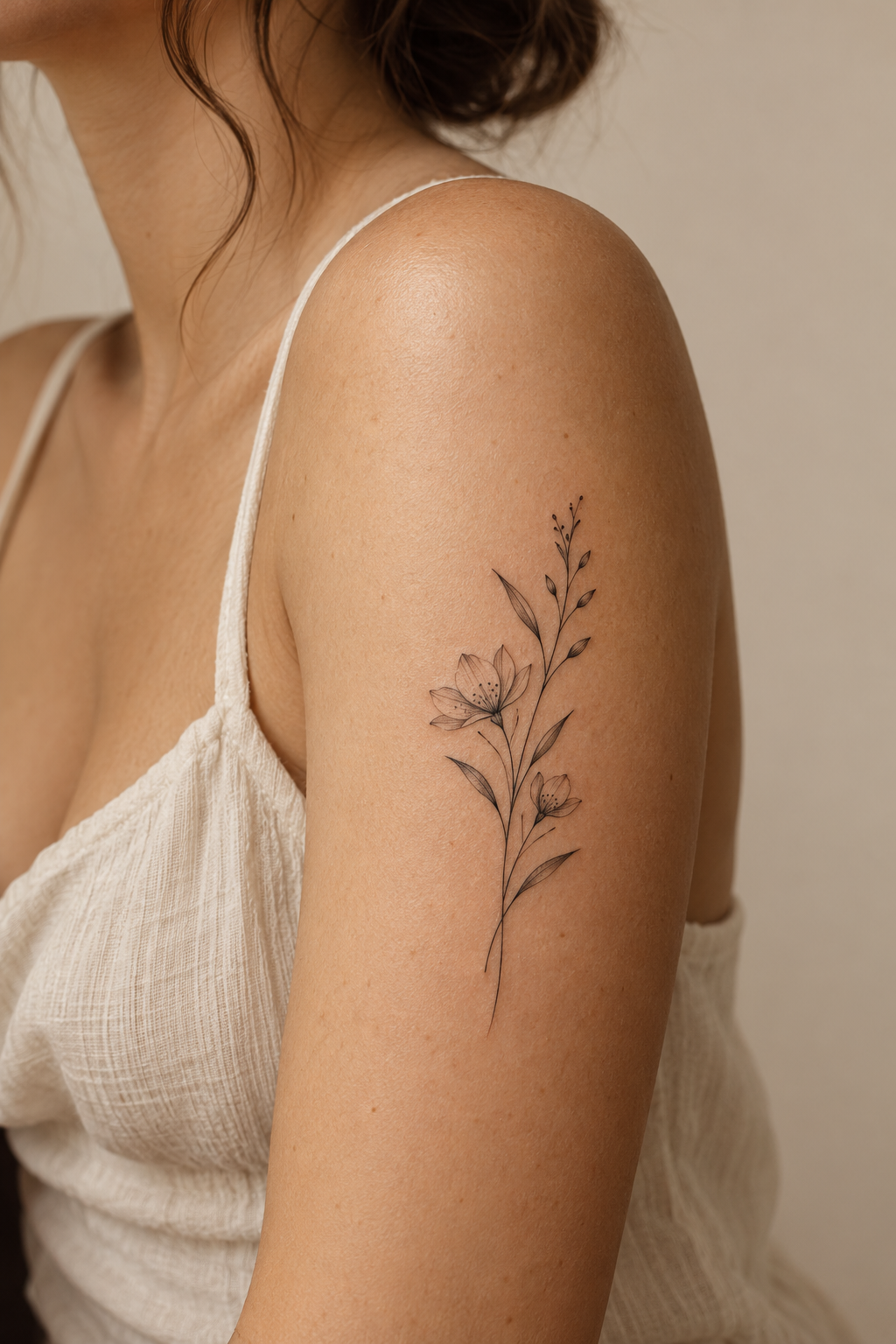 A semicolon heart at the ankle cute small tattoo idea