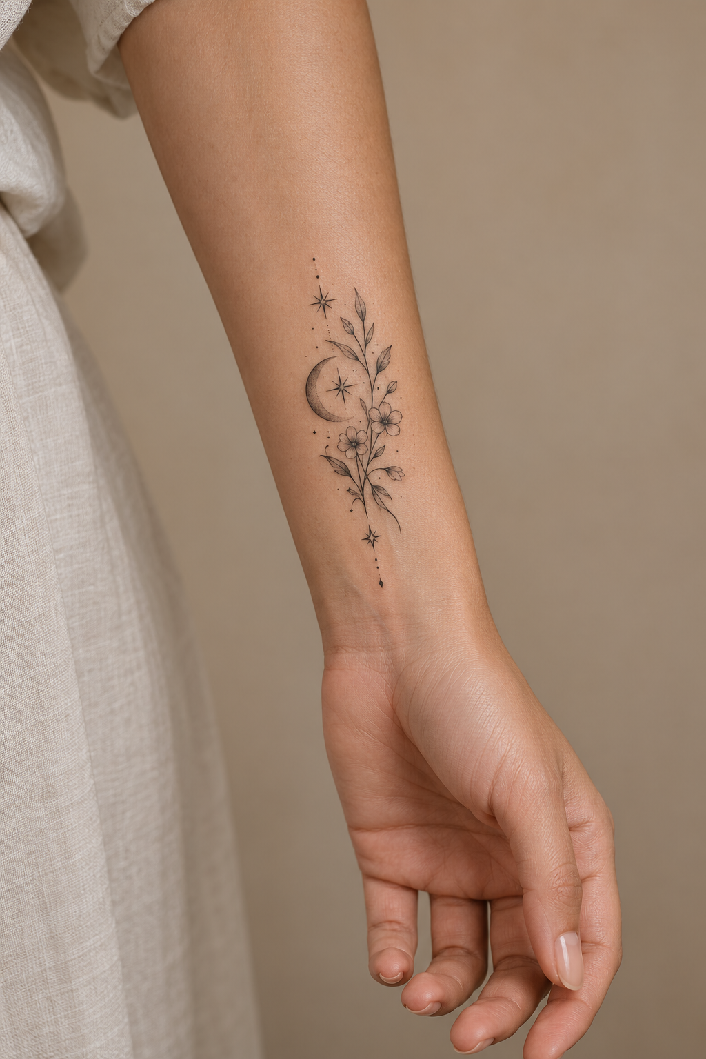 Small symbols on the inner wrist cute small tattoo idea