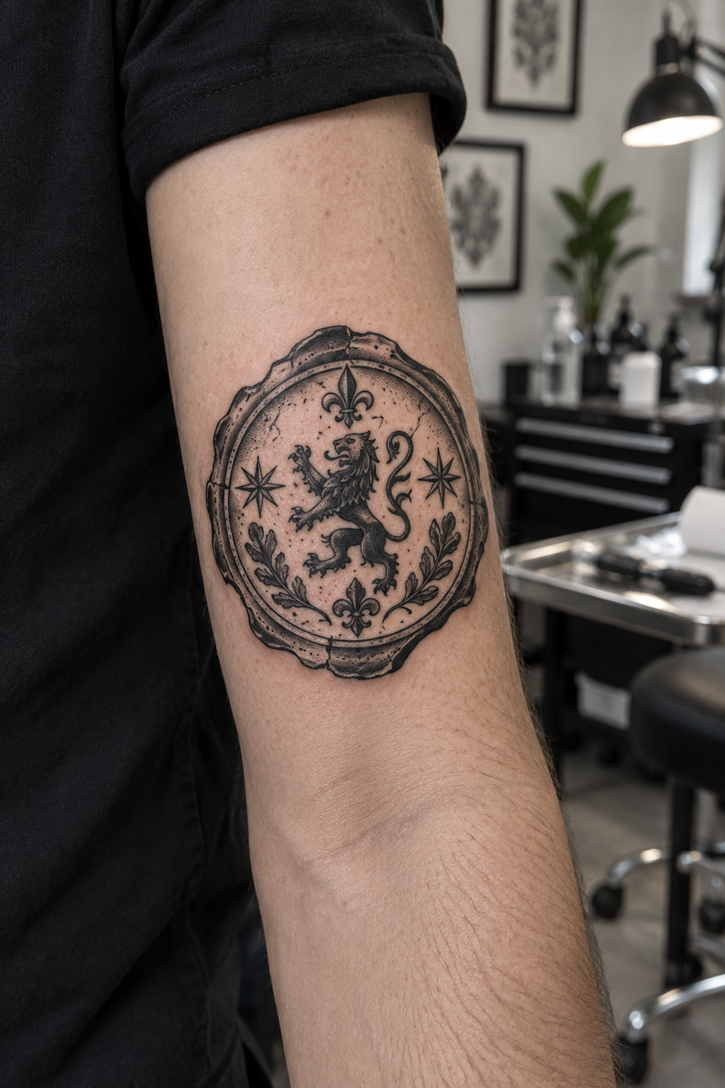 Blackwork historical seal