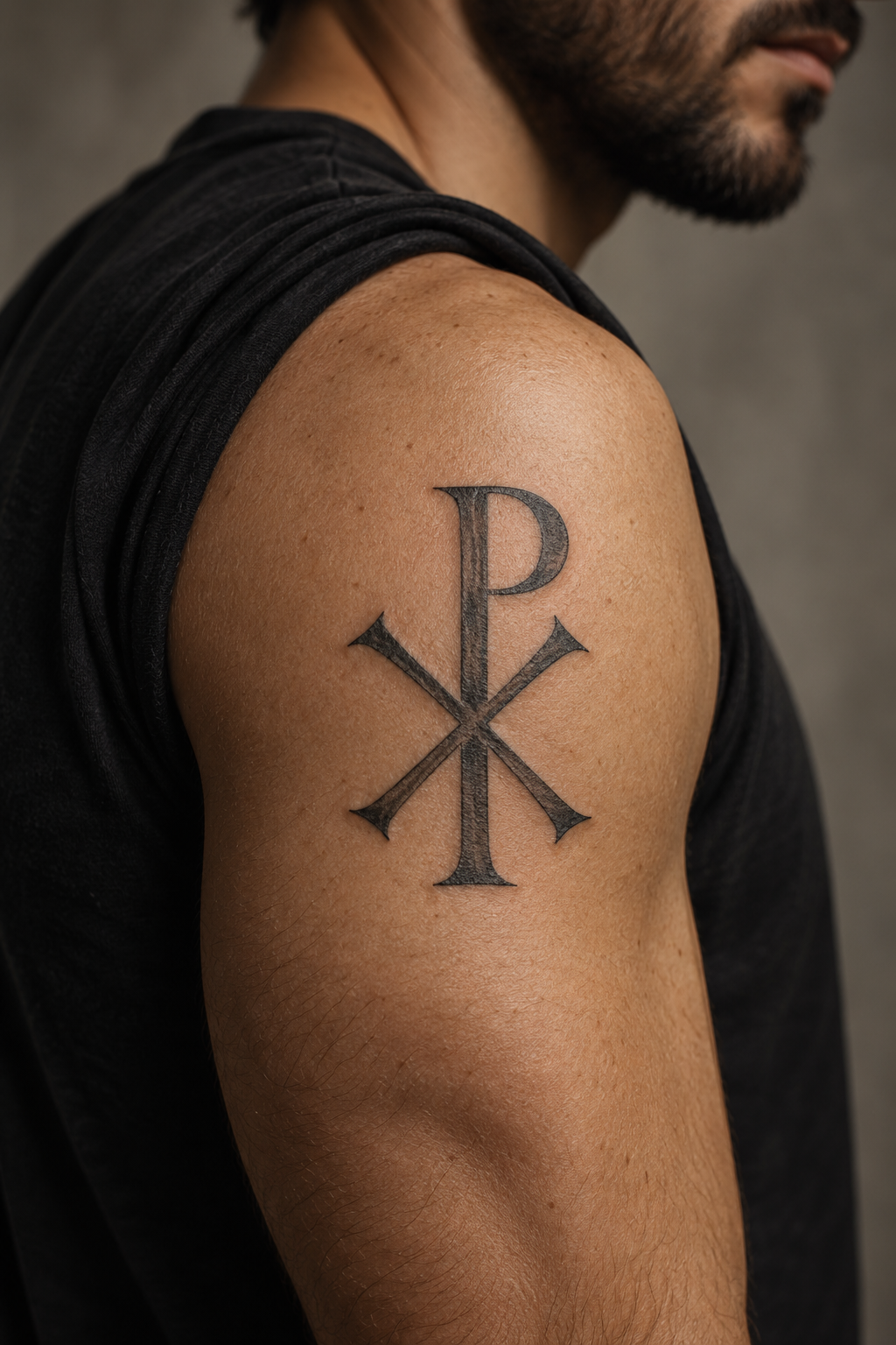 Chi Rho tattoo featured concept