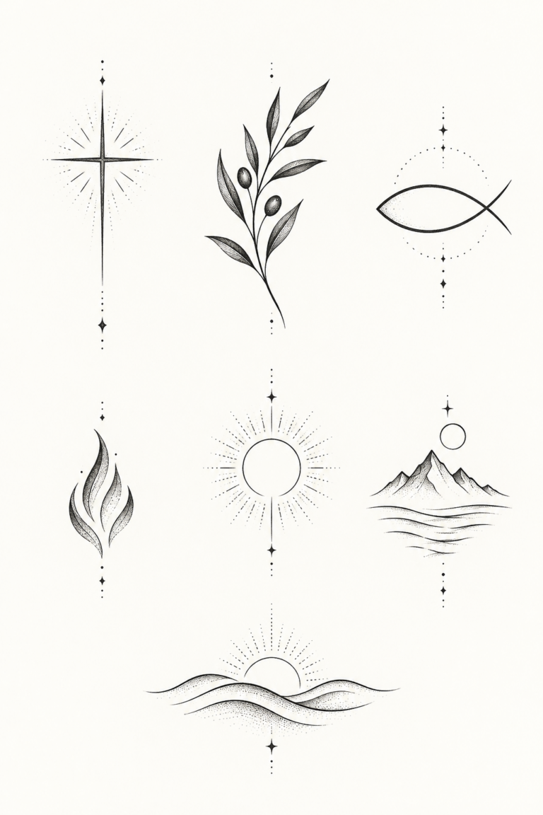 small Christian tattoo featured concept