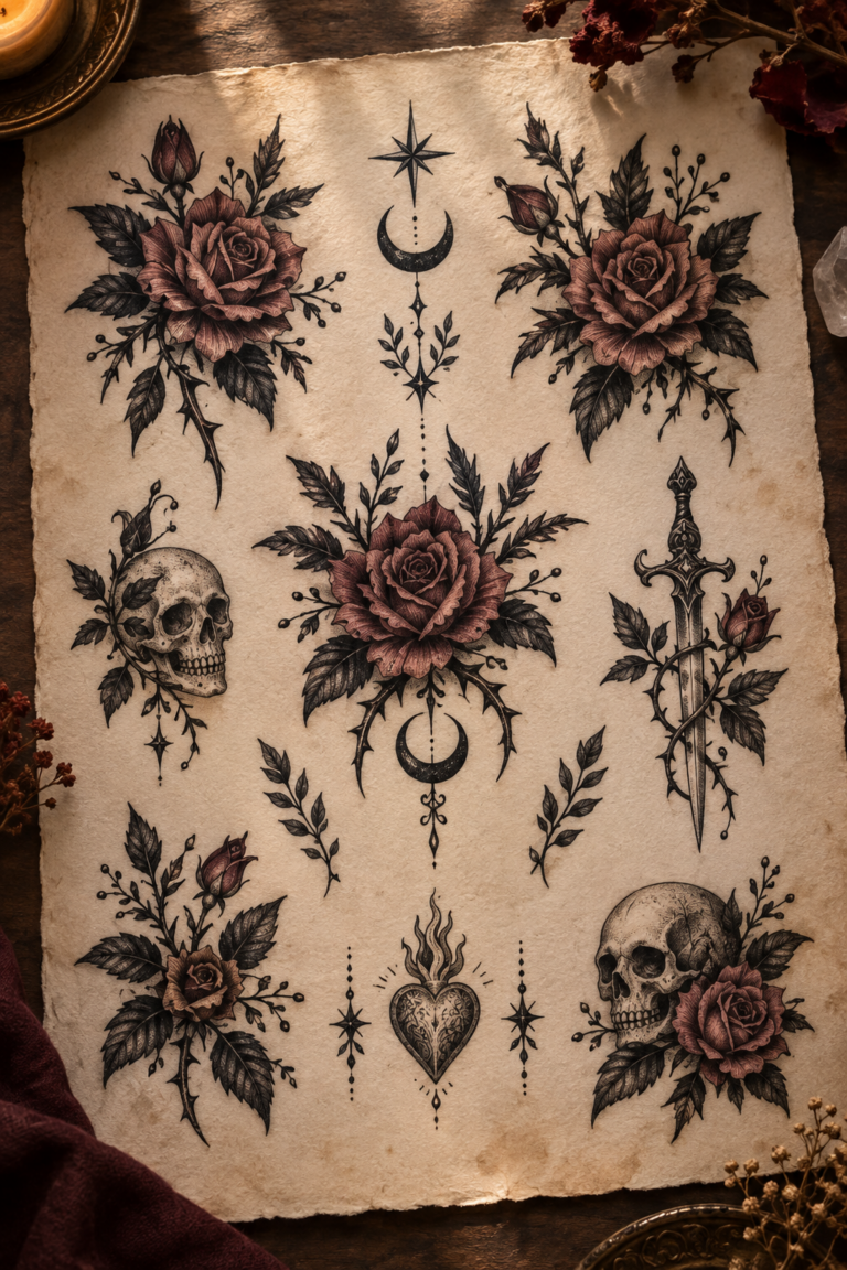 small gothic tattoo ideas featured concept
