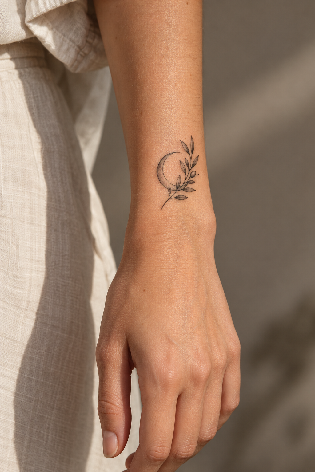 small meaningful tattoo ideas: small wave line