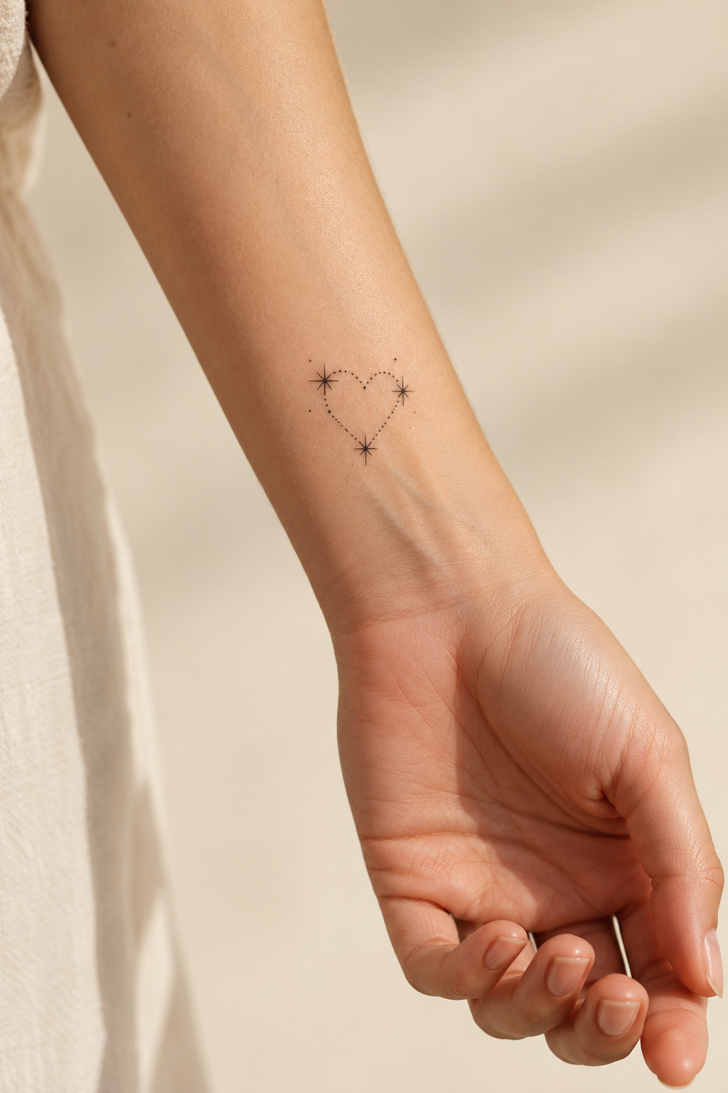 small meaningful tattoo ideas: crescent moon