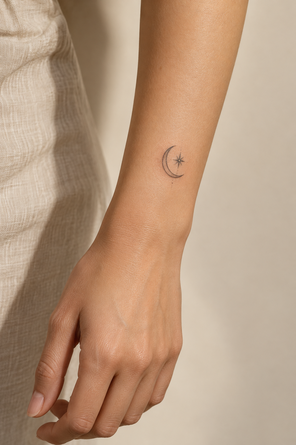 small meaningful tattoo ideas: tiny bird silhouette
