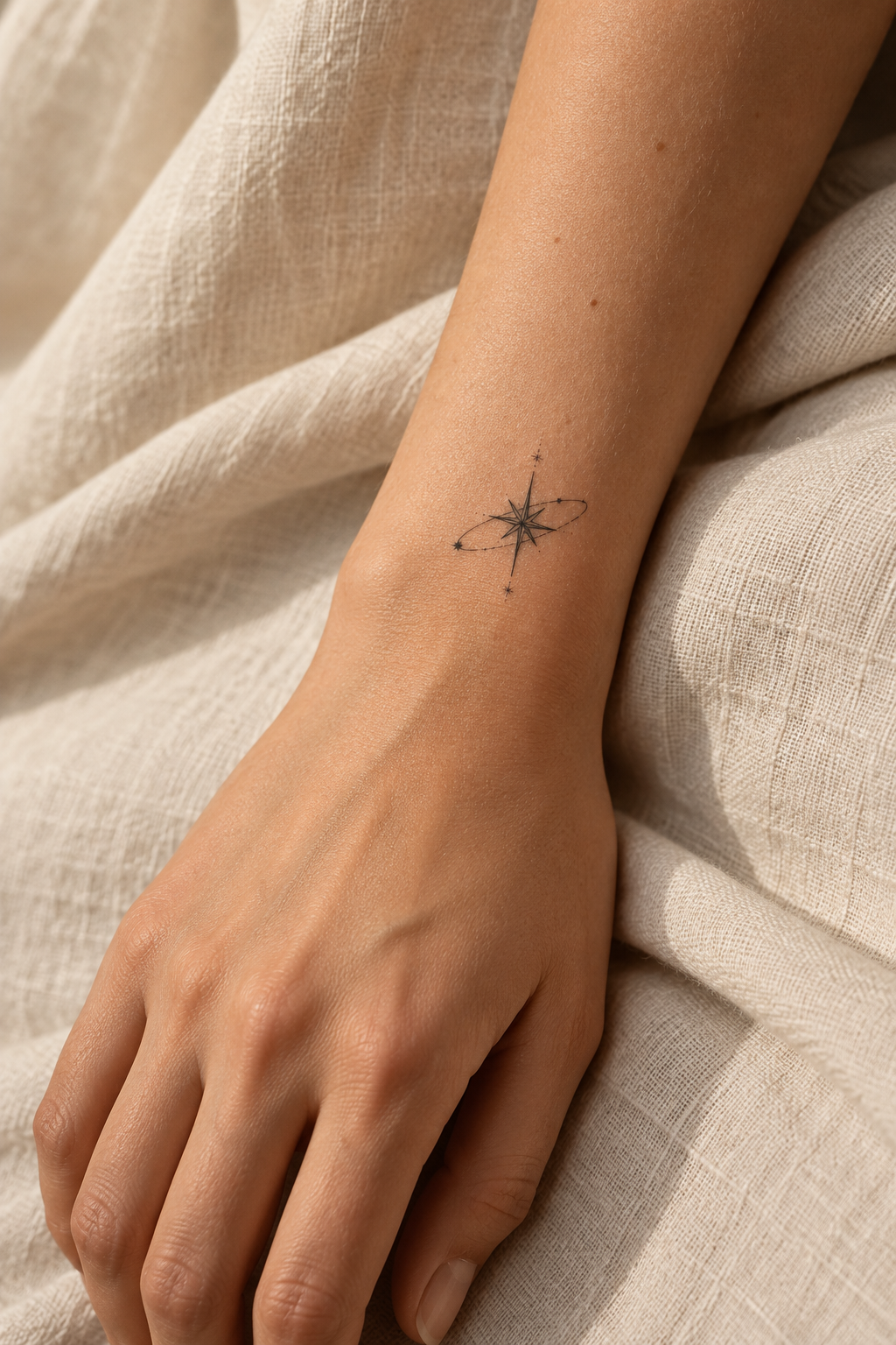small meaningful tattoo ideas: little mountain range