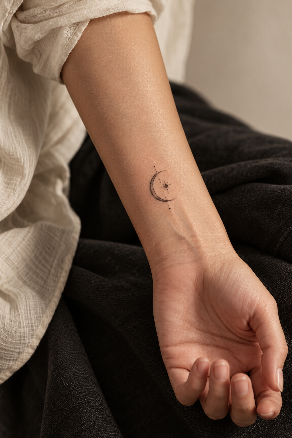 small meaningful tattoo ideas: sentimental star