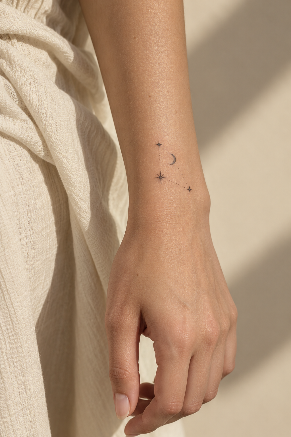 small meaningful tattoo ideas: simple animal face