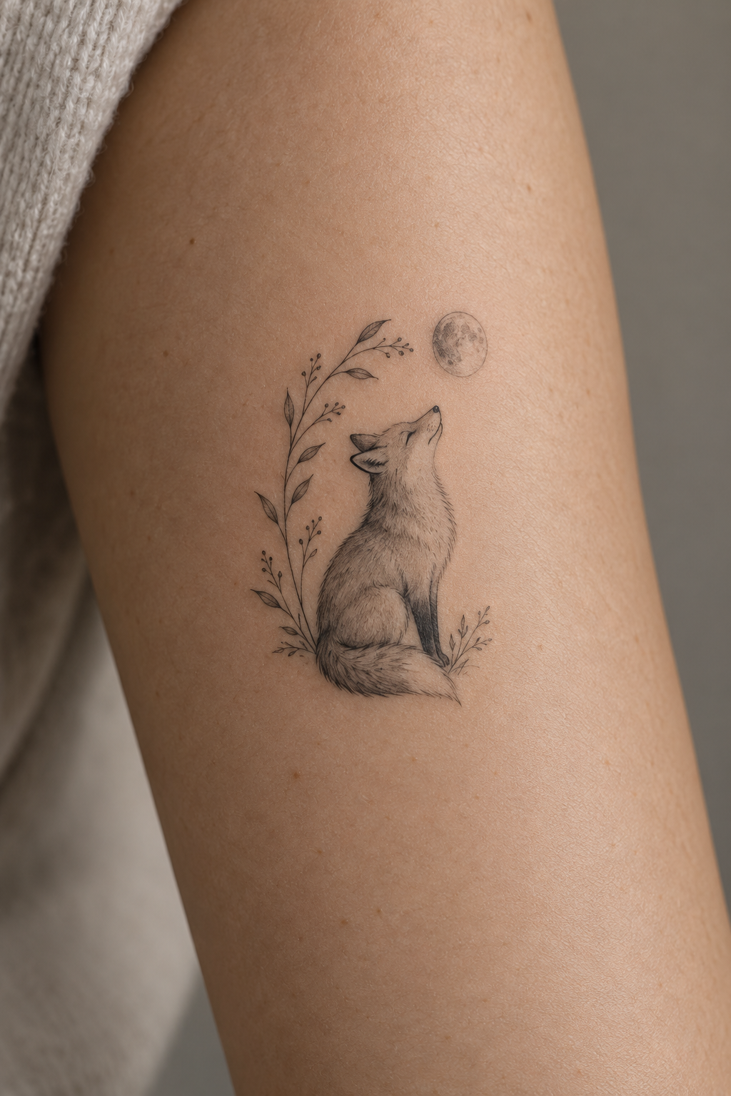 Symbolic Animals small memorial tattoo idea