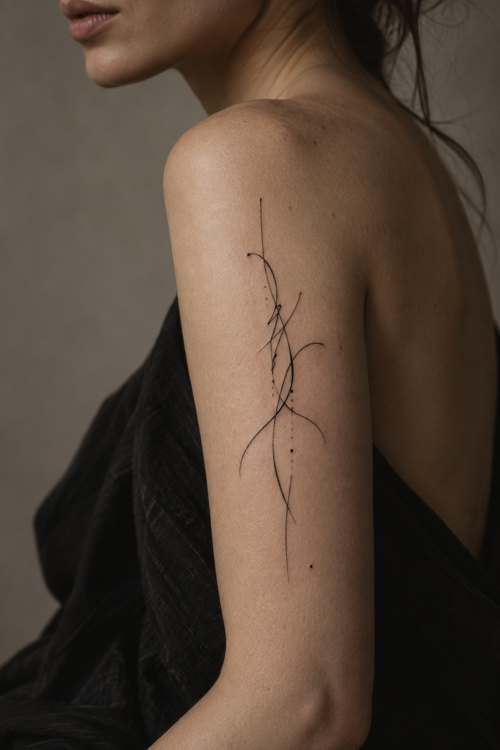 Courage small quote tattoo idea