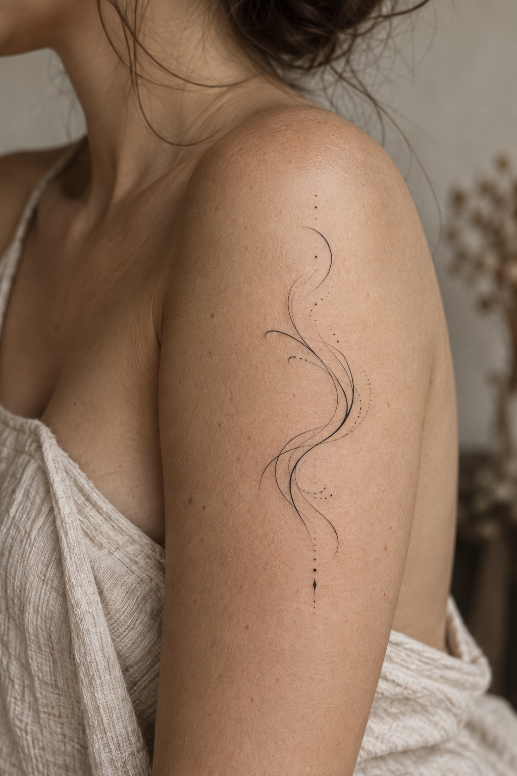 Just Breathe small quote tattoo idea