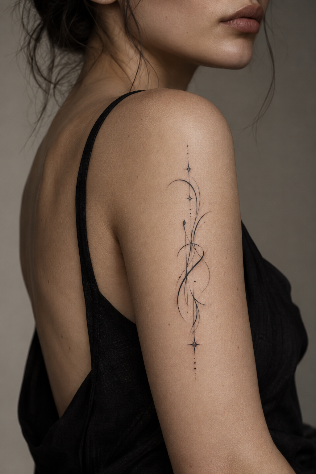 Strength small quote tattoo idea
