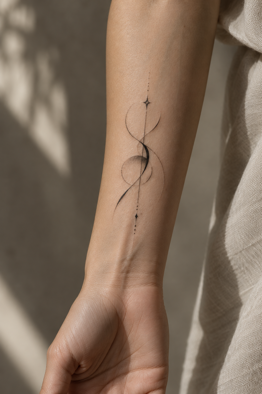 Just Be small quote tattoo idea