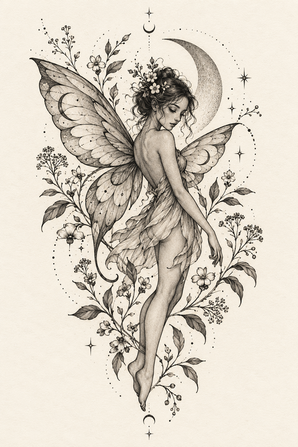 fairy tattoo idea 1