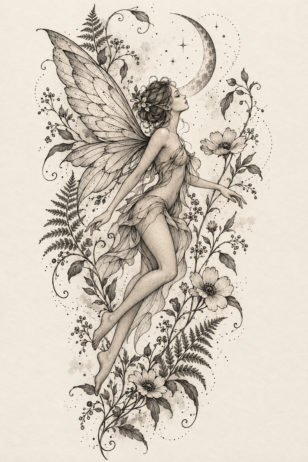 fairy tattoo idea 6